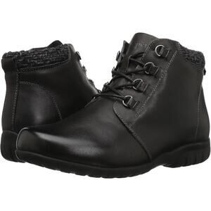 Propet Black Lace-Up Ankle Booties